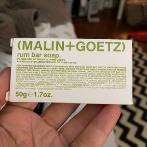 NIB malin + goetz rum bar soap Travel size